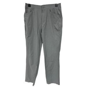 HUK Men's Lightweight Gray Casual Pants - Size 36x32